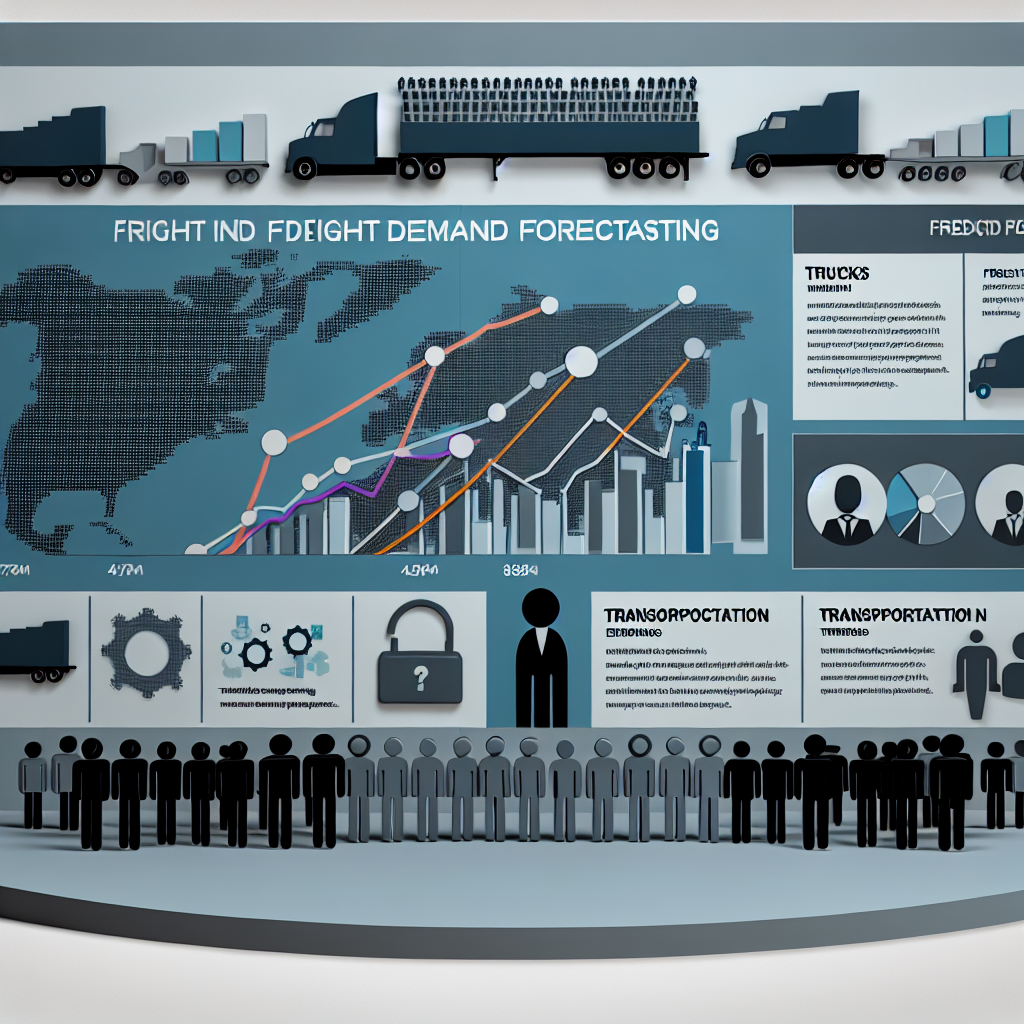 Visual representation of freight demand forecasting