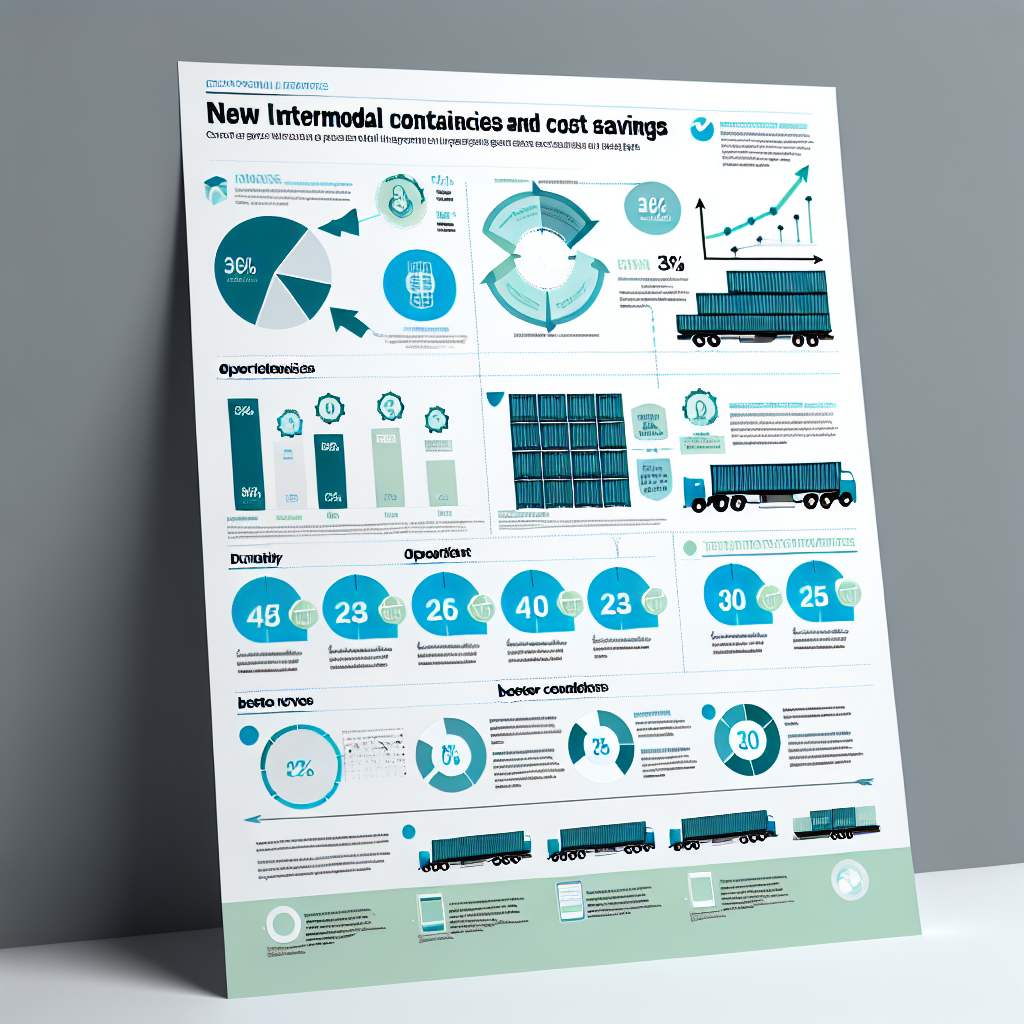 Infographic on Intermodal Container Efficiencies
