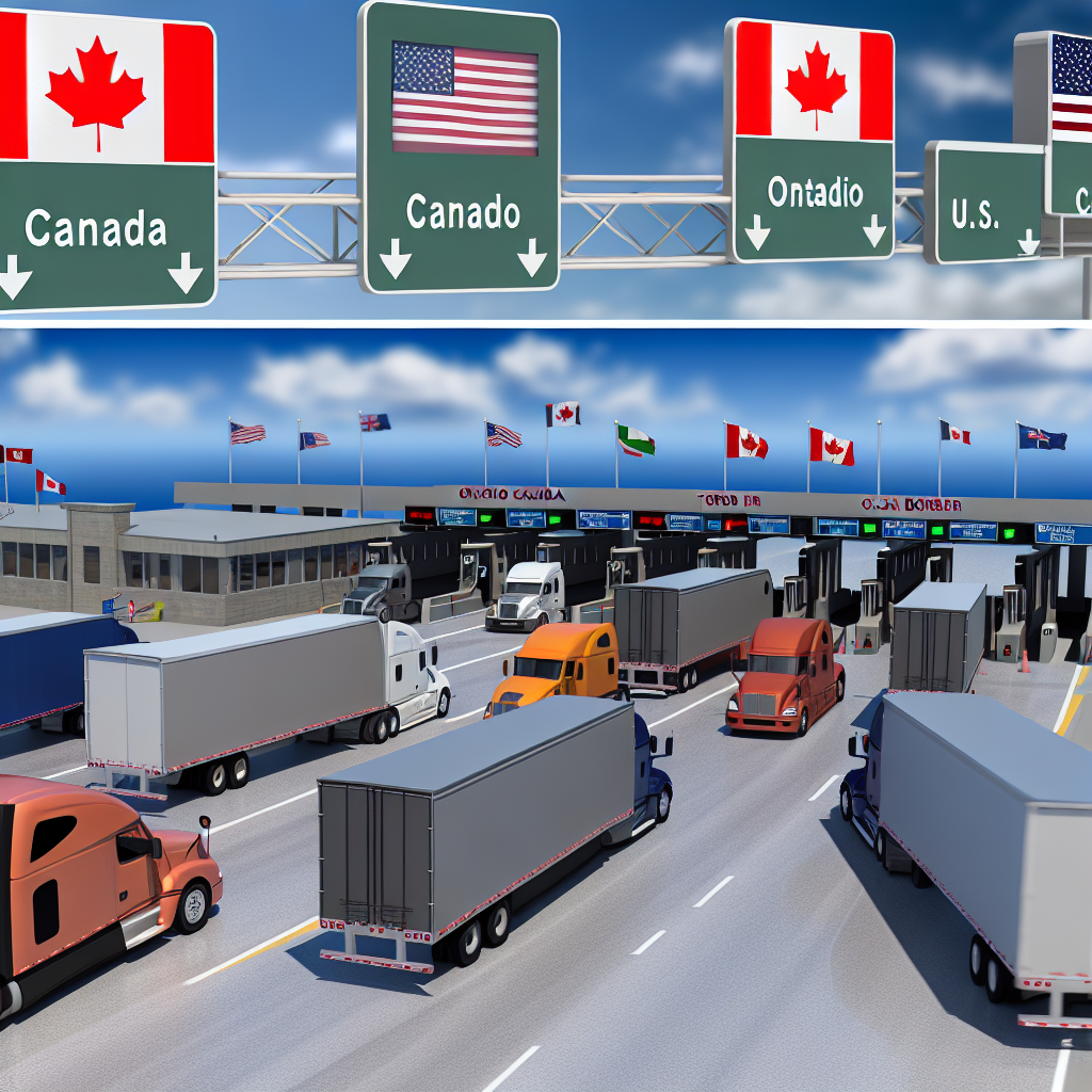 Cross-Border Transport Illustration