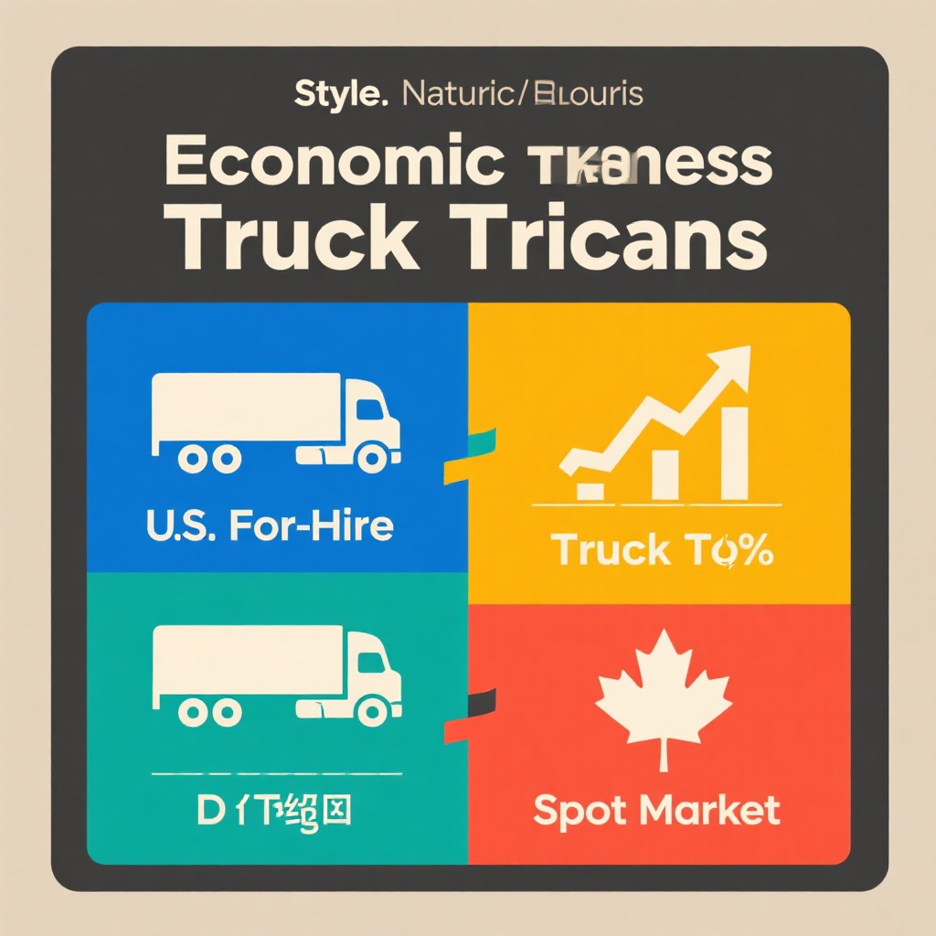 Economic Trucking Trends Infographic