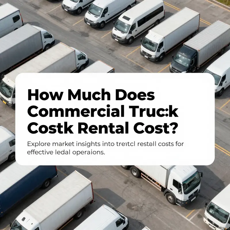 An aerial view of a logistics center with various trucks and vans, depicting the scale of the rental industry.