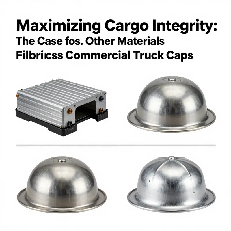 Illustration showcasing the benefits of fiberglass truck caps in a professional setting.