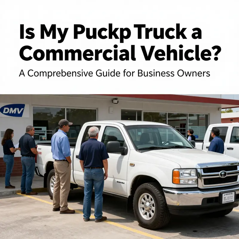 Understanding how usage determines if your pickup truck is considered a commercial vehicle.