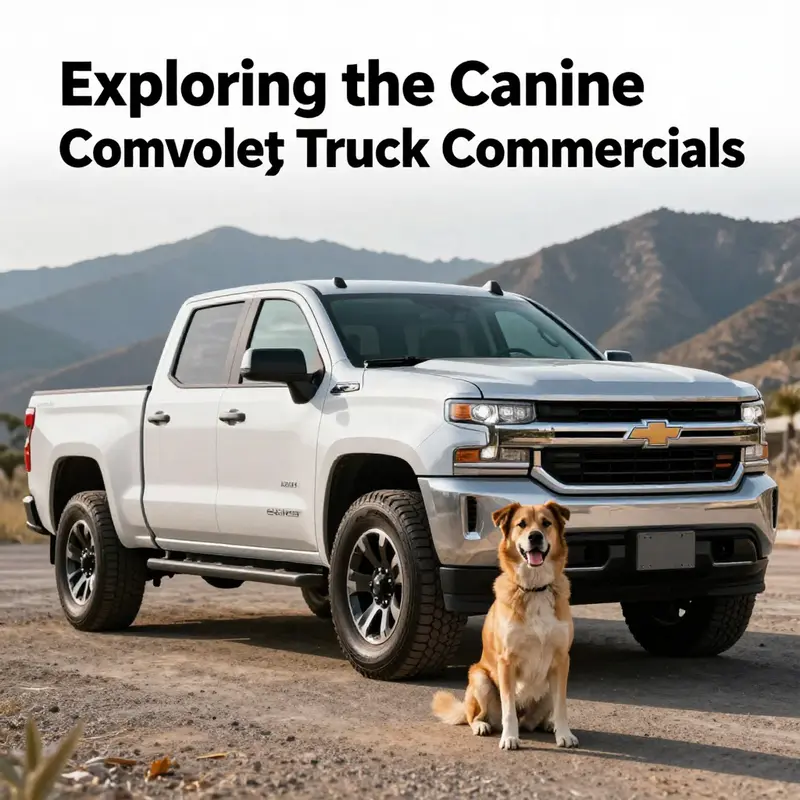 A glimpse into the various dog breeds that enhance Chevy truck commercials.
