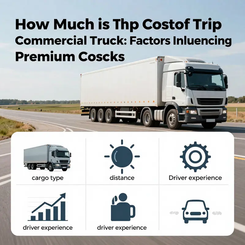 Factors influencing trip insurance premiums for commercial trucks.