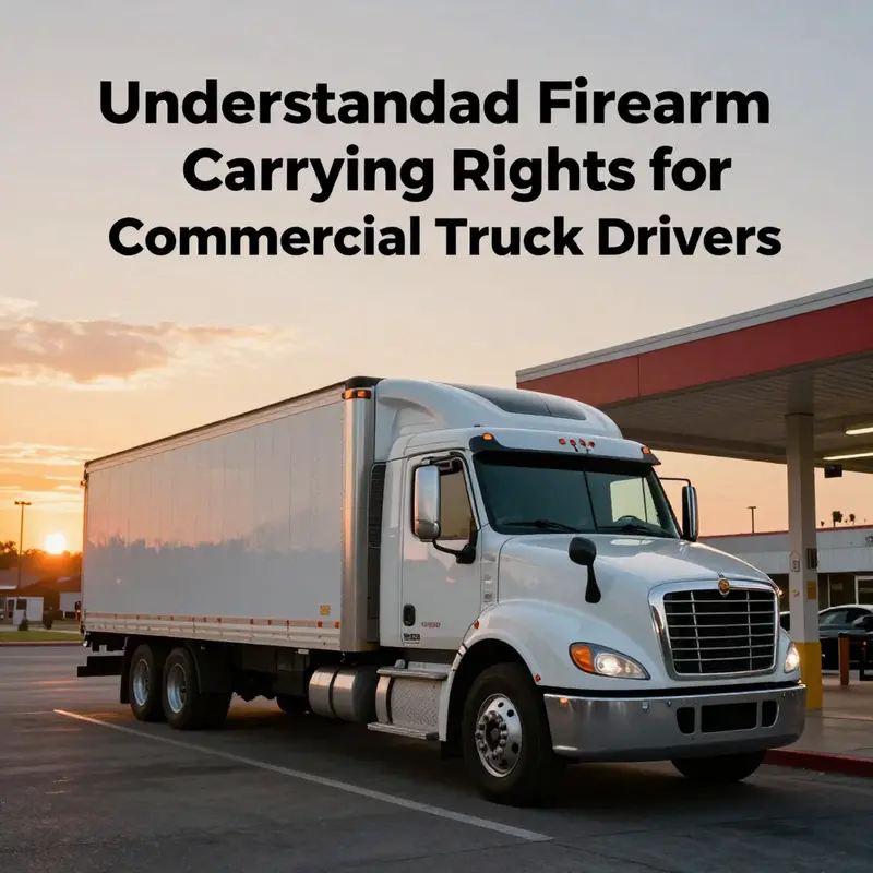 Federal regulations set the framework for firearm possession among commercial truck drivers.