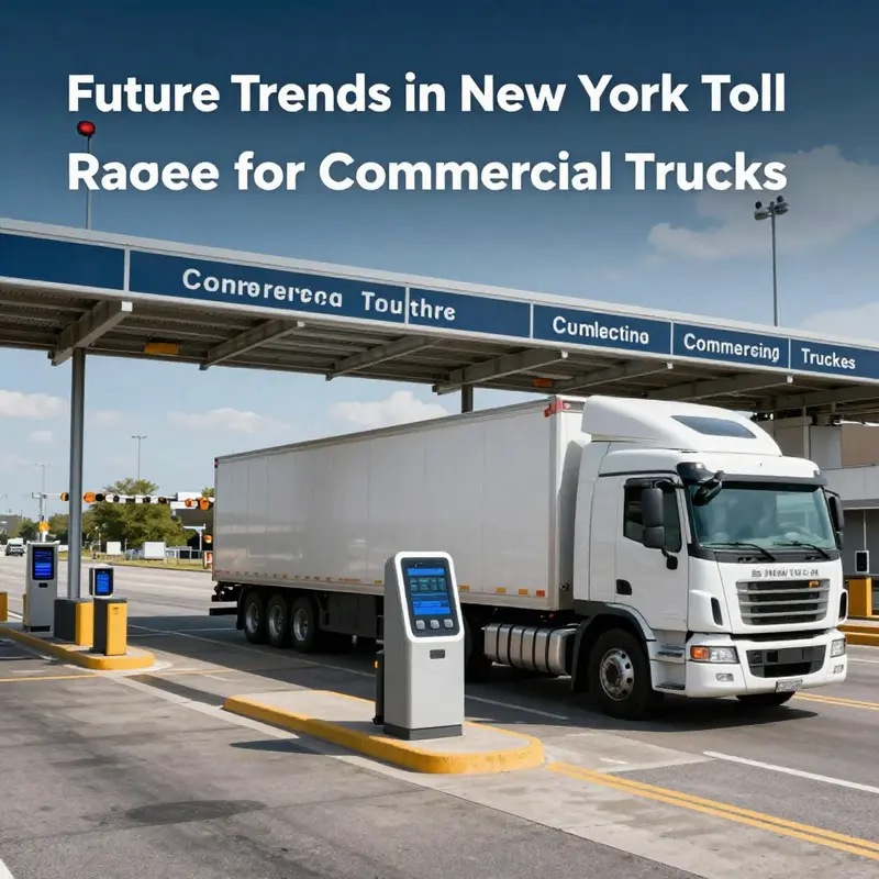 Breakdown of toll rates and structures for commercial trucks traveling on New York’s Thruway.