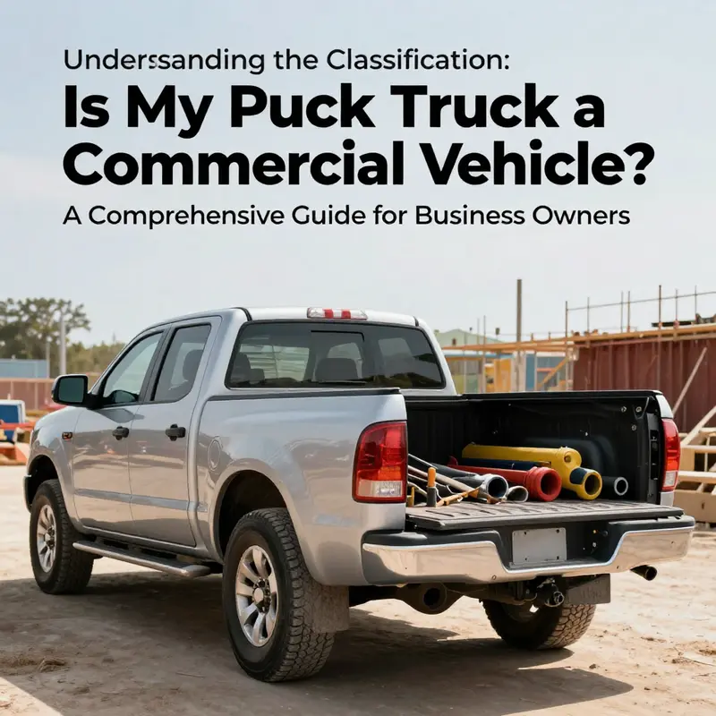 Understanding how usage determines if your pickup truck is considered a commercial vehicle.