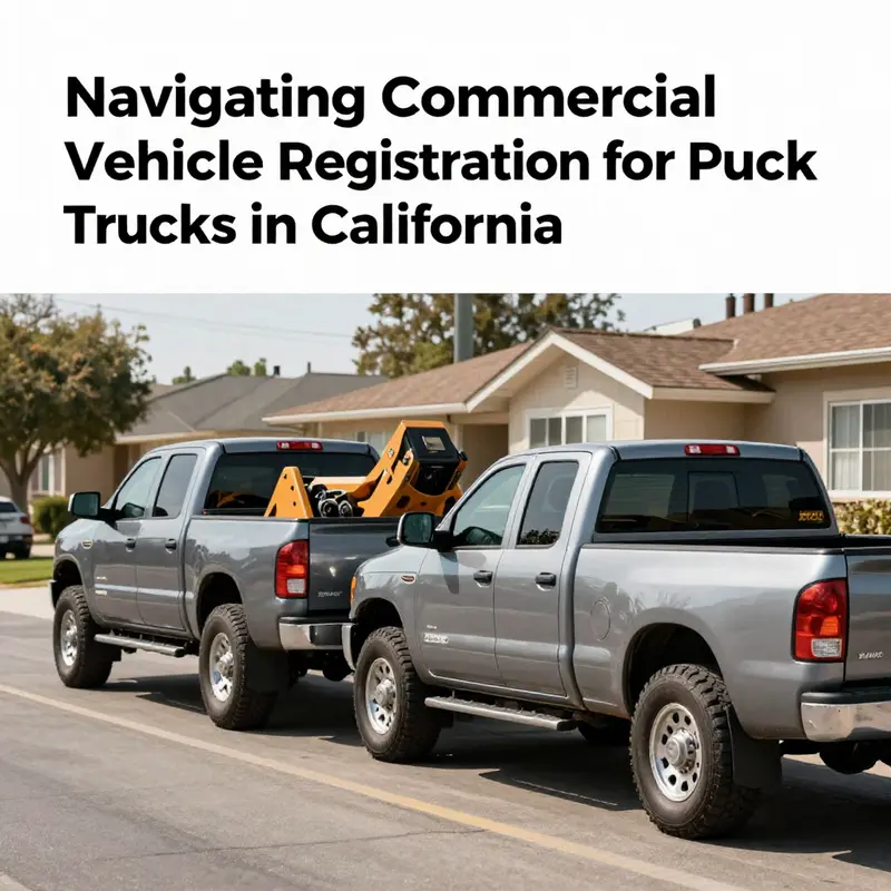 A visual representation of the factors that influence the classification of pickup trucks as commercial based on usage.