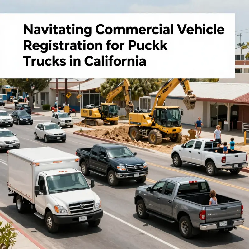 A visual representation of the factors that influence the classification of pickup trucks as commercial based on usage.