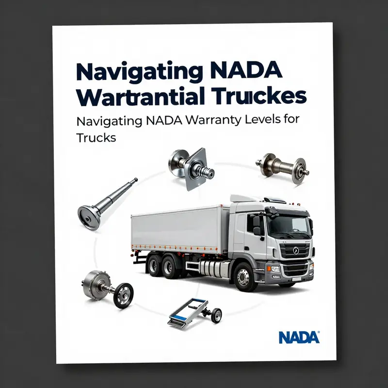 Key components covered under the basic warranty levels according to NADA standards.