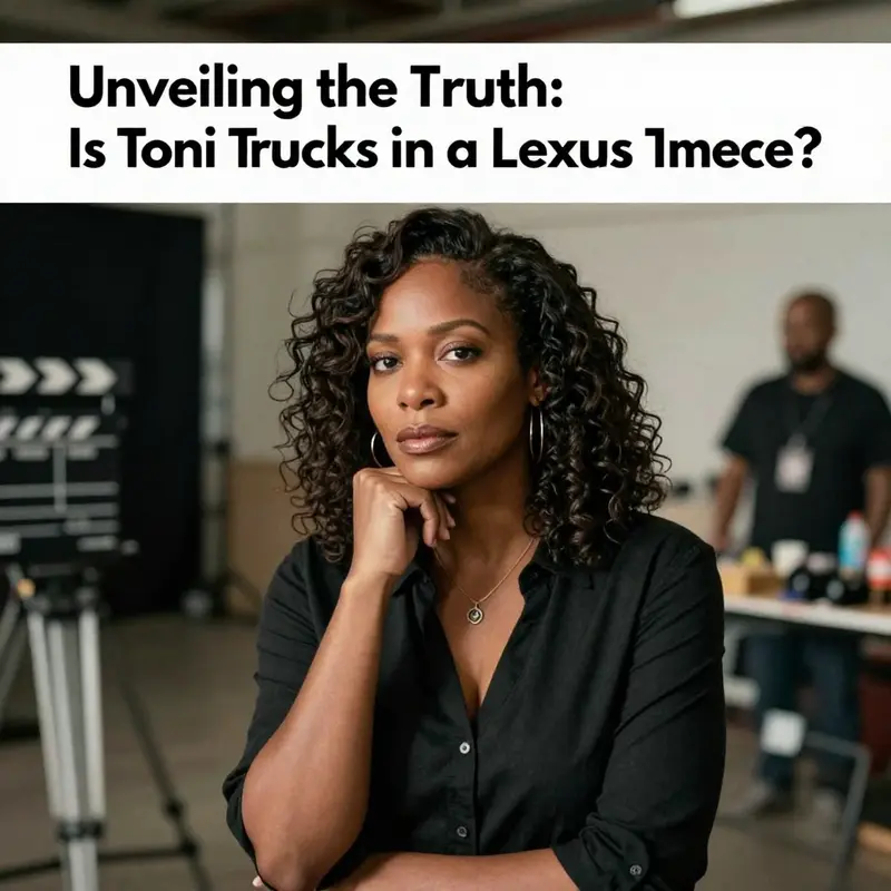 Clarifying the absence of Toni Trucks in Lexus commercial advertisements.