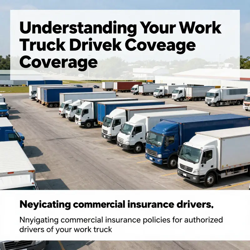 A wide view of a logistics yard filled with commercial trucks, highlighting the need for understanding insurance coverage.
