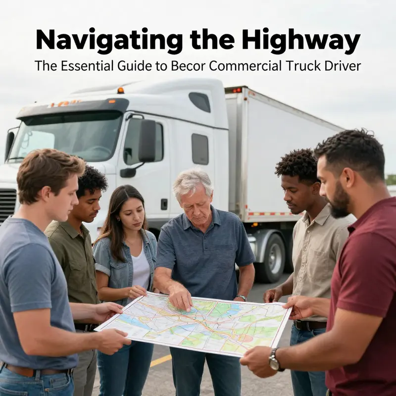 Age and legal work authorization requirements for aspiring truck drivers.