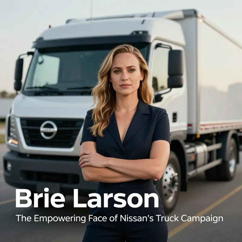 Brie Larson, the actress featured in Nissan’s empowering truck commercial.