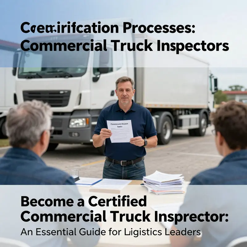 Discussing the eligibility requirements for becoming a commercial truck inspector.