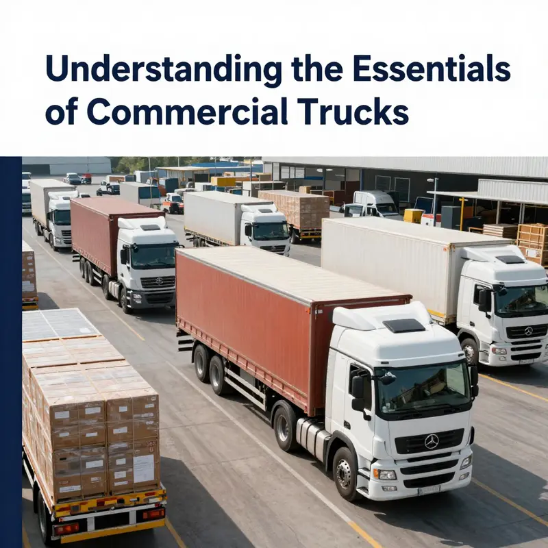 A visual representation of different types of commercial trucks showcasing their classifications.