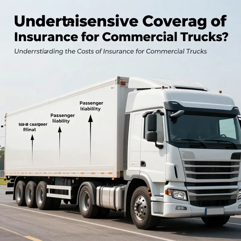 An overview of mandatory liability insurance costs segmented by truck weight classes.