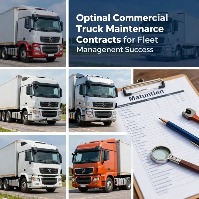 Overview of contract maintenance options for commercial trucks highlighting key components and services.