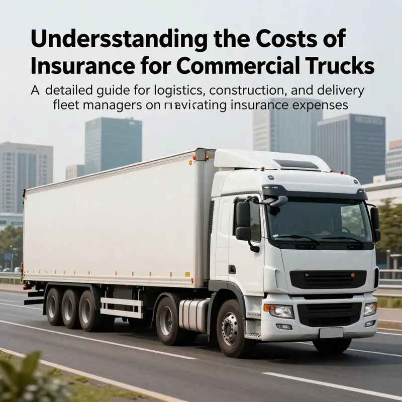 A large freight truck on the road, symbolizing the logistics industry's importance in navigating commercial truck insurance.