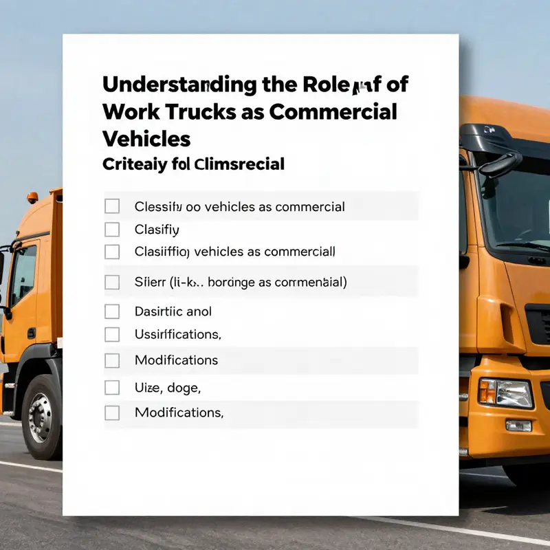 Various work trucks used in commercial settings, ranging from pickups to box trucks.