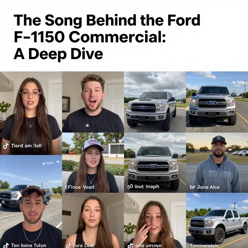 The Ford F-150 traversing challenging landscapes, embodying power and the themes of the song.