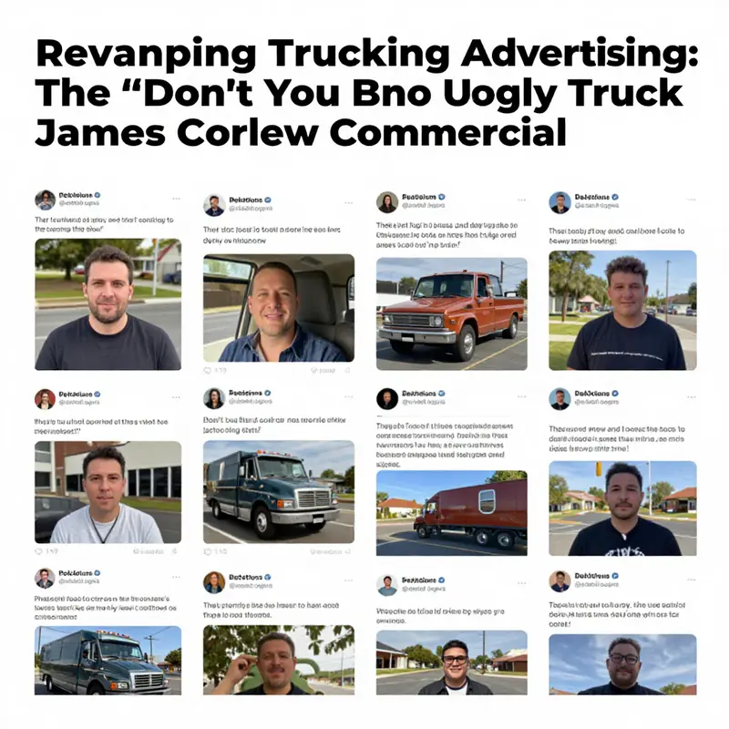 The visual representation of the ‘Don’t You But No Ugly Truck’ concept showcases the emphasis on design and branding.