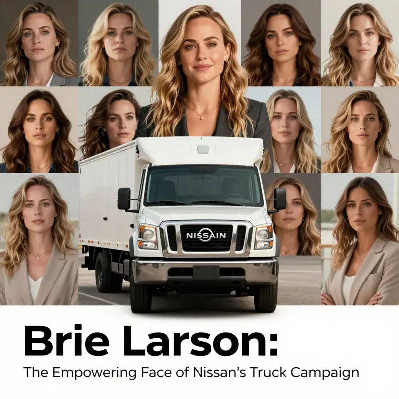 Brie Larson, the actress featured in Nissan’s empowering truck commercial.