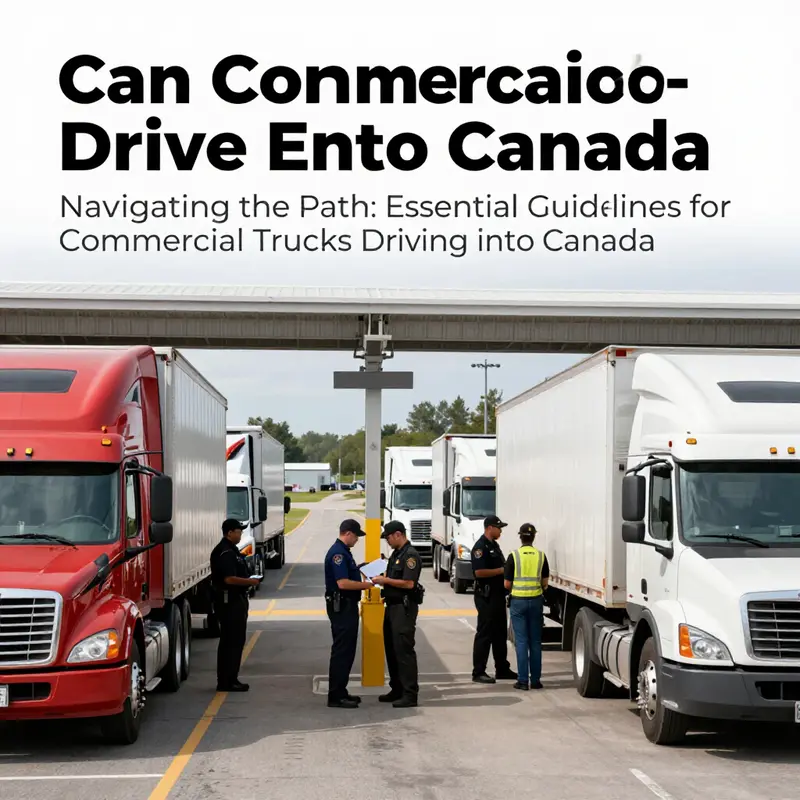 A truck driver prepares vital documentation for crossing the border to Canada.