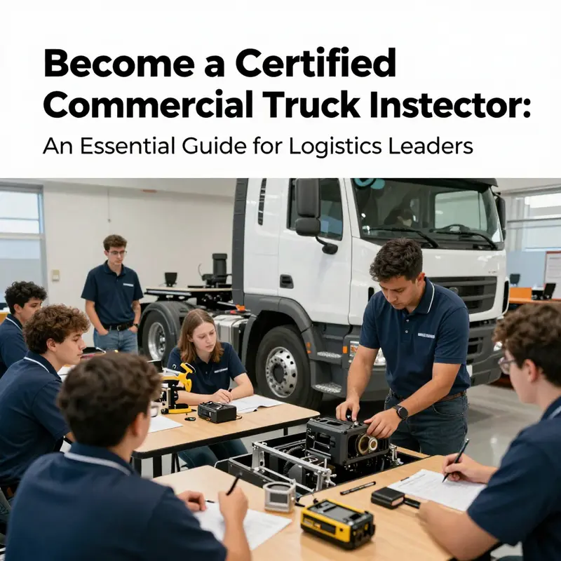 Discussing the eligibility requirements for becoming a commercial truck inspector.