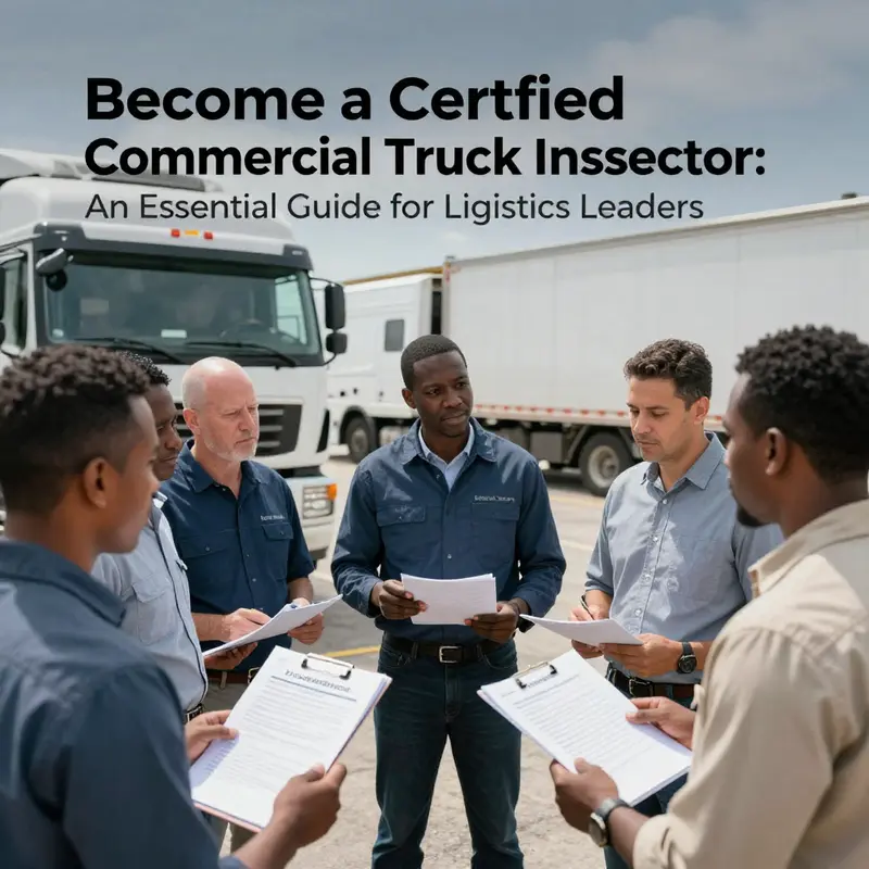 Discussing the eligibility requirements for becoming a commercial truck inspector.
