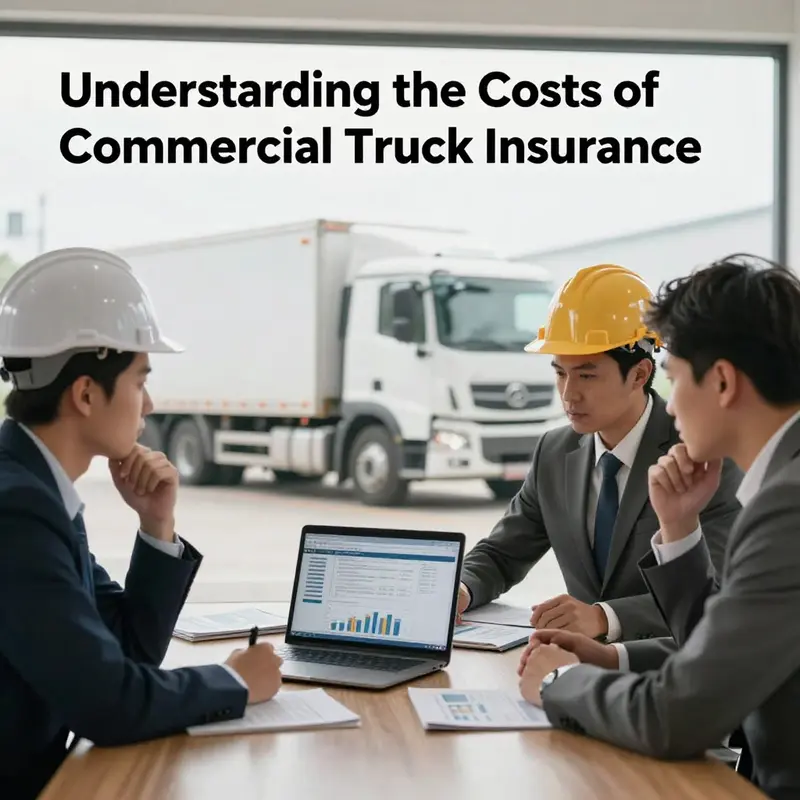 Evaluating the key factors that influence commercial truck insurance costs.