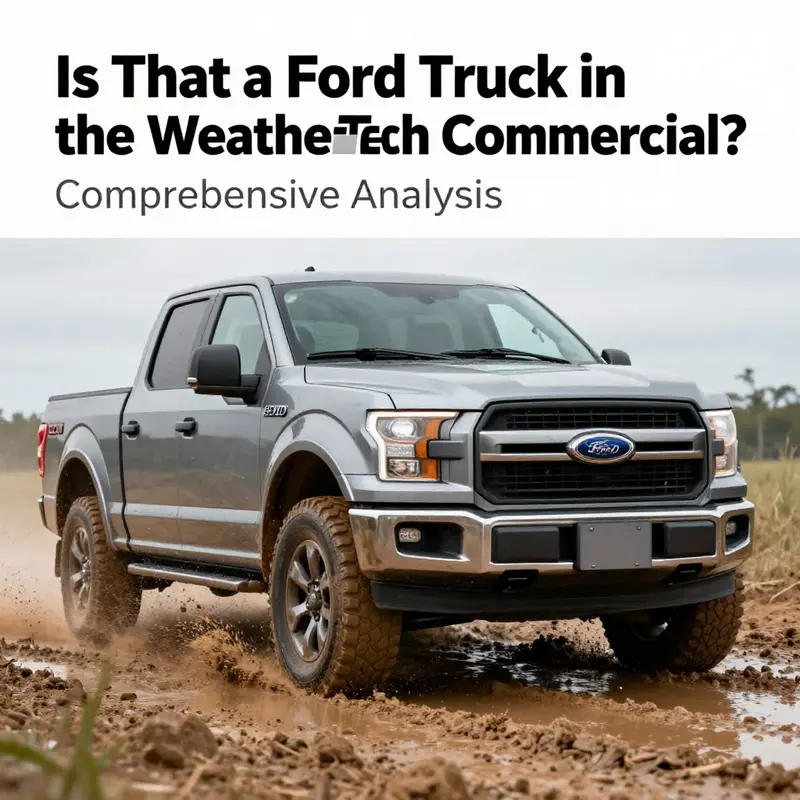 The Ford F-150 is showcased prominently, reflecting its specifications and robust construction suitability.