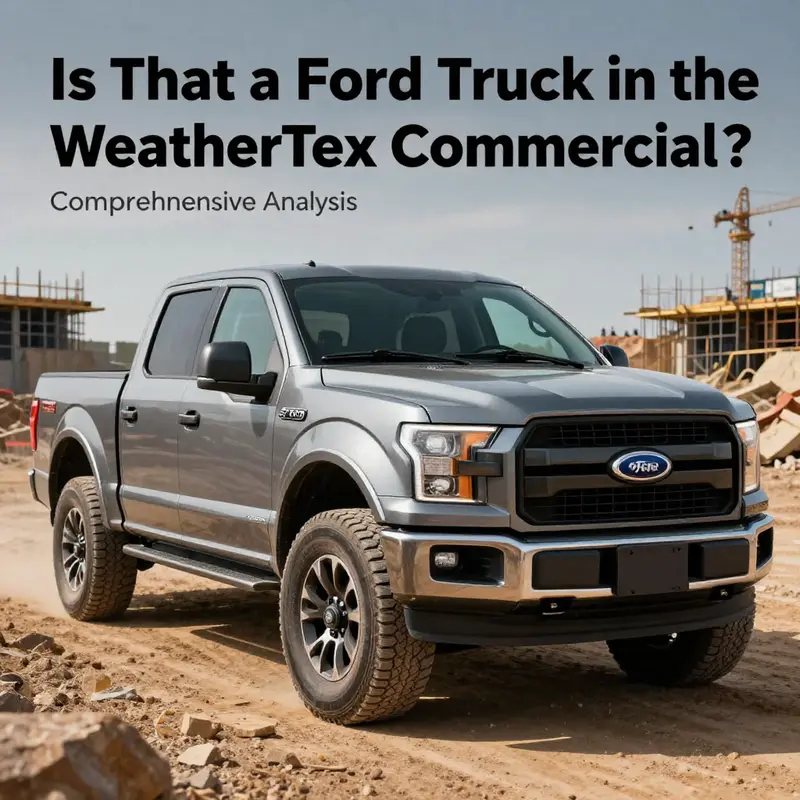 The Ford F-150 is showcased prominently, reflecting its specifications and robust construction suitability.