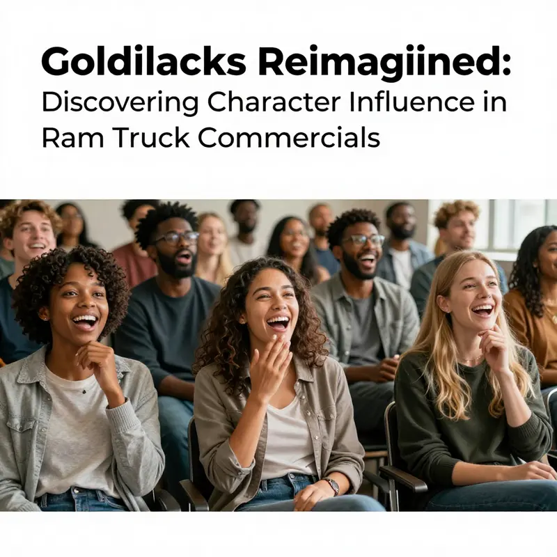 Glen Powell as Goldilocks in the Ram Truck commercial embodies a humorous twist on a classic character.