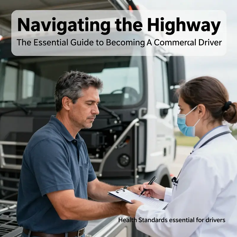Age and legal work authorization requirements for aspiring truck drivers.
