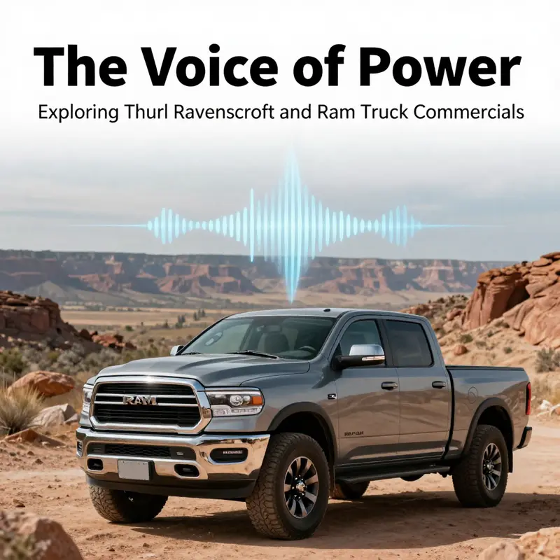 Thurl Ravenscroft, the iconic voice behind the Ram Truck commercials, exemplifying strength and reliability.