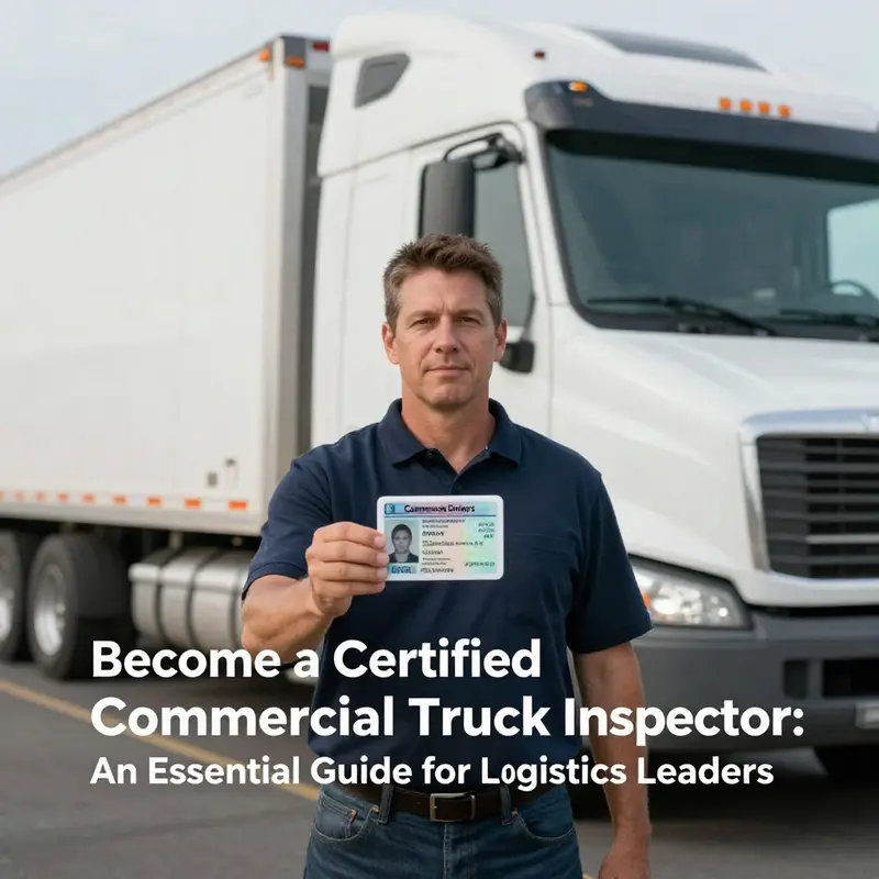 Discussing the eligibility requirements for becoming a commercial truck inspector.