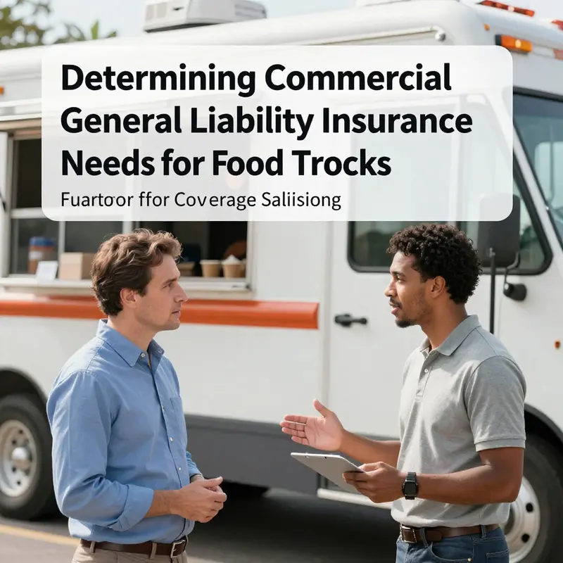 Food trucks operating in diverse locations with specific insurance requirements.
