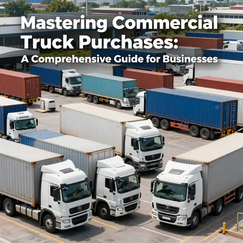 A busy logistics hub with multiple commercial trucks loading and unloading, showcasing the operational aspect of the trucking industry.