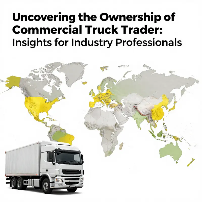 An illustrative diagram depicting the ownership structure of Commercial Truck Trader’s related companies.