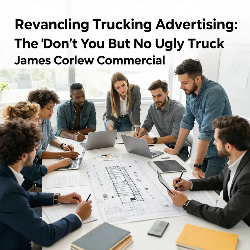 The visual representation of the ‘Don’t You But No Ugly Truck’ concept showcases the emphasis on design and branding.