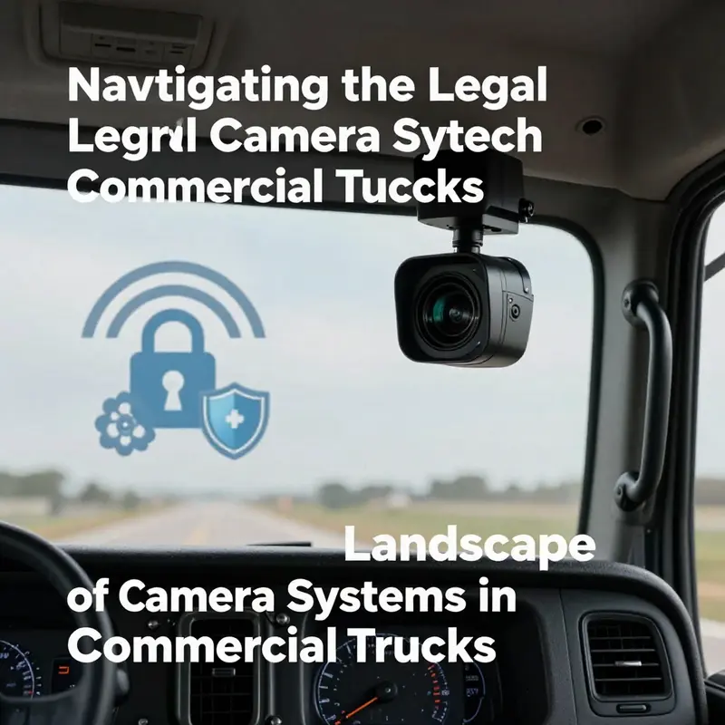 Legal experts analyzing frameworks surrounding commercial truck camera systems.