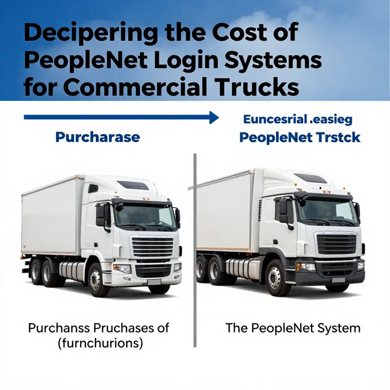 A comprehensive cost breakdown of the PeopleNet login system for commercial trucks.