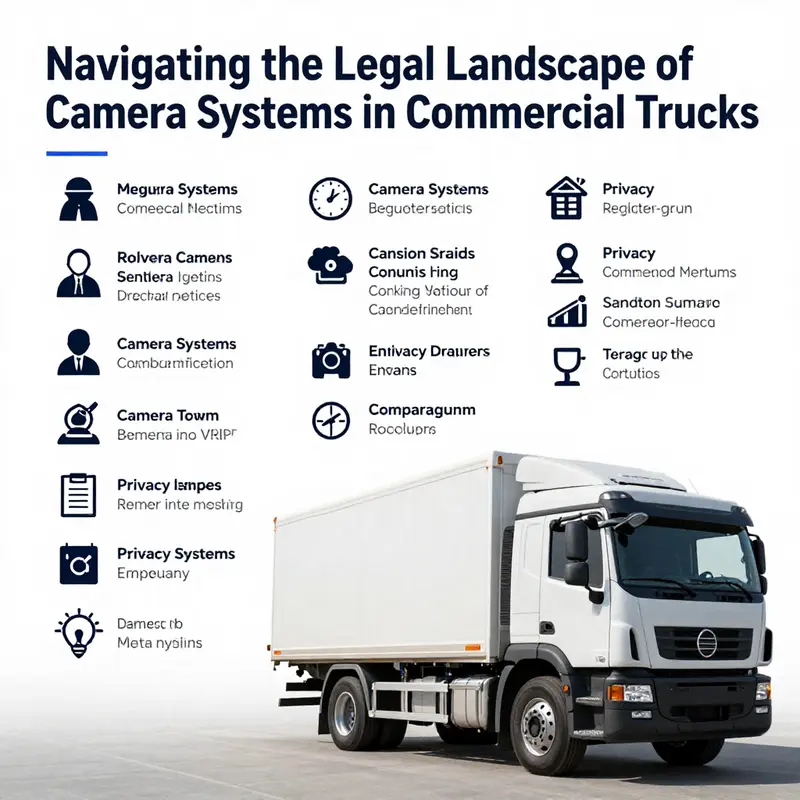 Legal experts analyzing frameworks surrounding commercial truck camera systems.