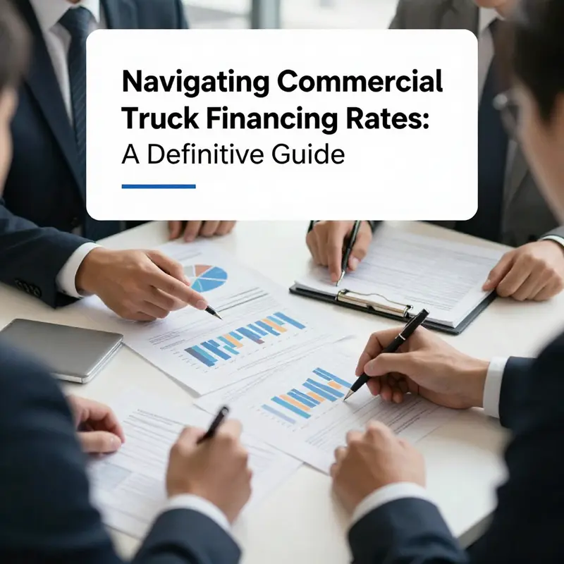 The determinants influencing commercial truck financing rates.