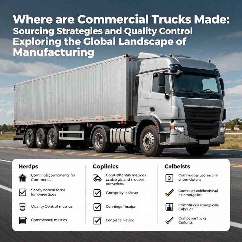 A visual representation of the global manufacturing hubs for commercial trucks, showcasing production volume and geographical distribution.