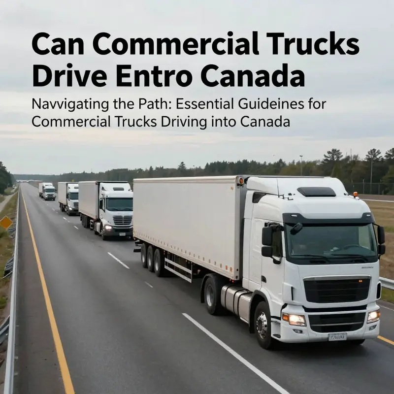 A truck driver prepares vital documentation for crossing the border to Canada.
