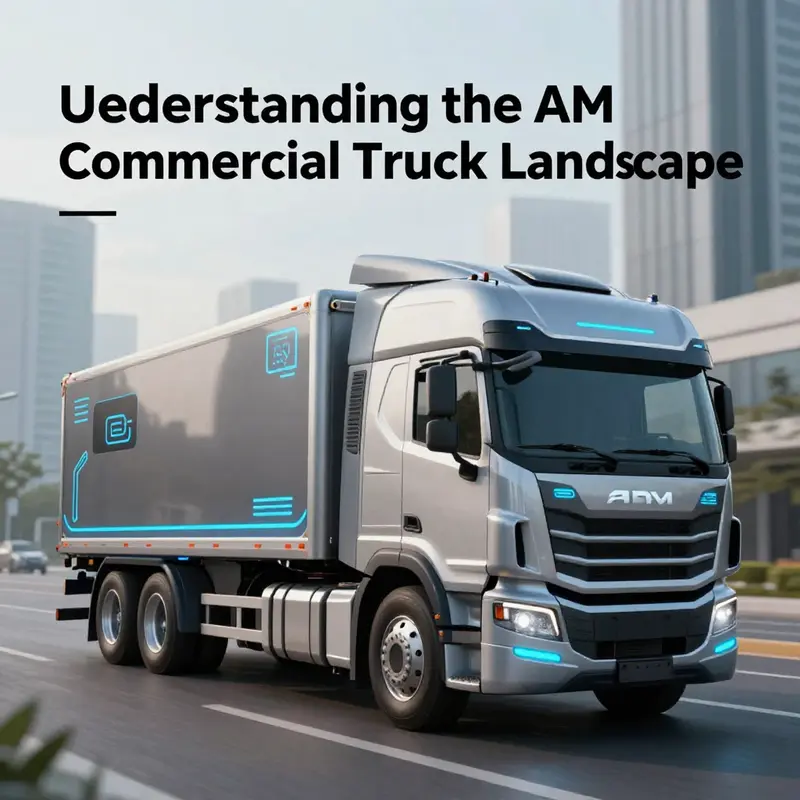 Overview of the AM commercial truck industry highlighted by the forefront of logistical operations.