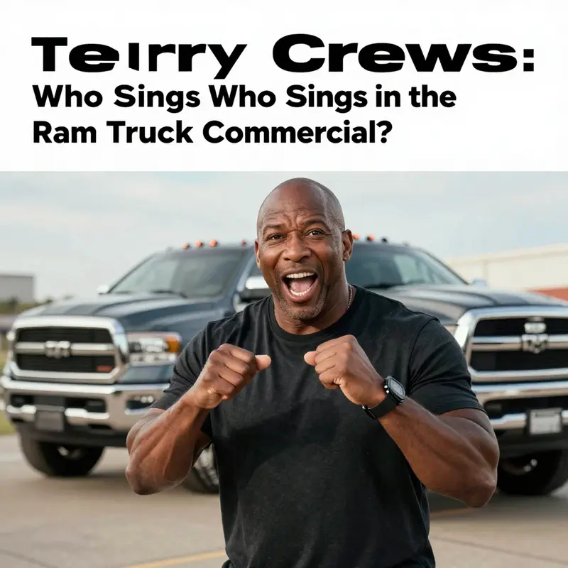 Terry Crews delivers a vibrant performance in the Ram Truck commercial, embodying the brand’s spirited essence.